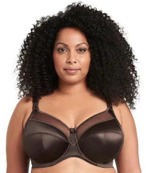 Goddess Keira Underwired Banded Bra - Chocolate