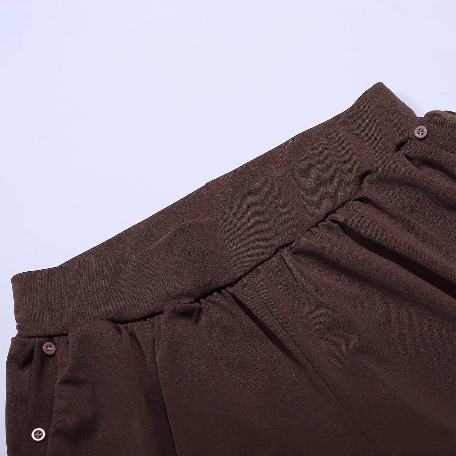 High Waisted Work Pants for Women Women High Waist Palazzo Pants Waisted Casual Baggy Stretchy Wide Leg Streetwear