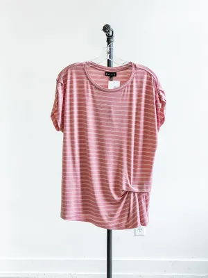 Iva Short Pleated Sleeve Side
