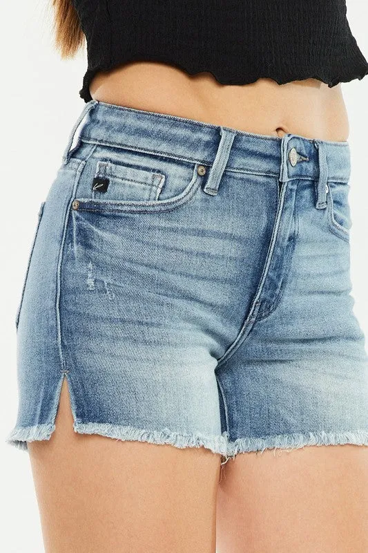 Kancan Vintage Wash High Rise Shorts