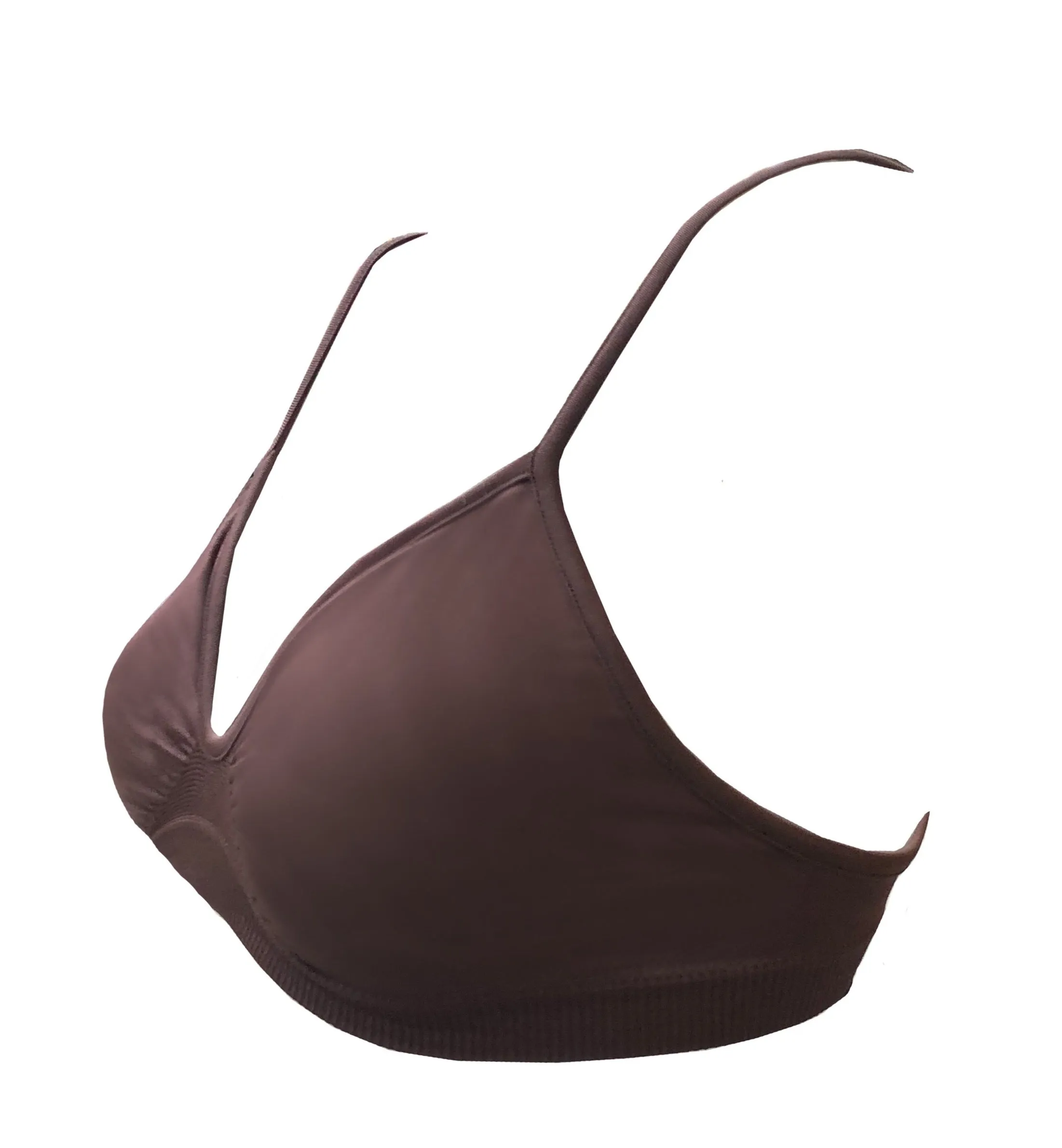 LIBERATED Bikini Bra Top | Chocolate Brown