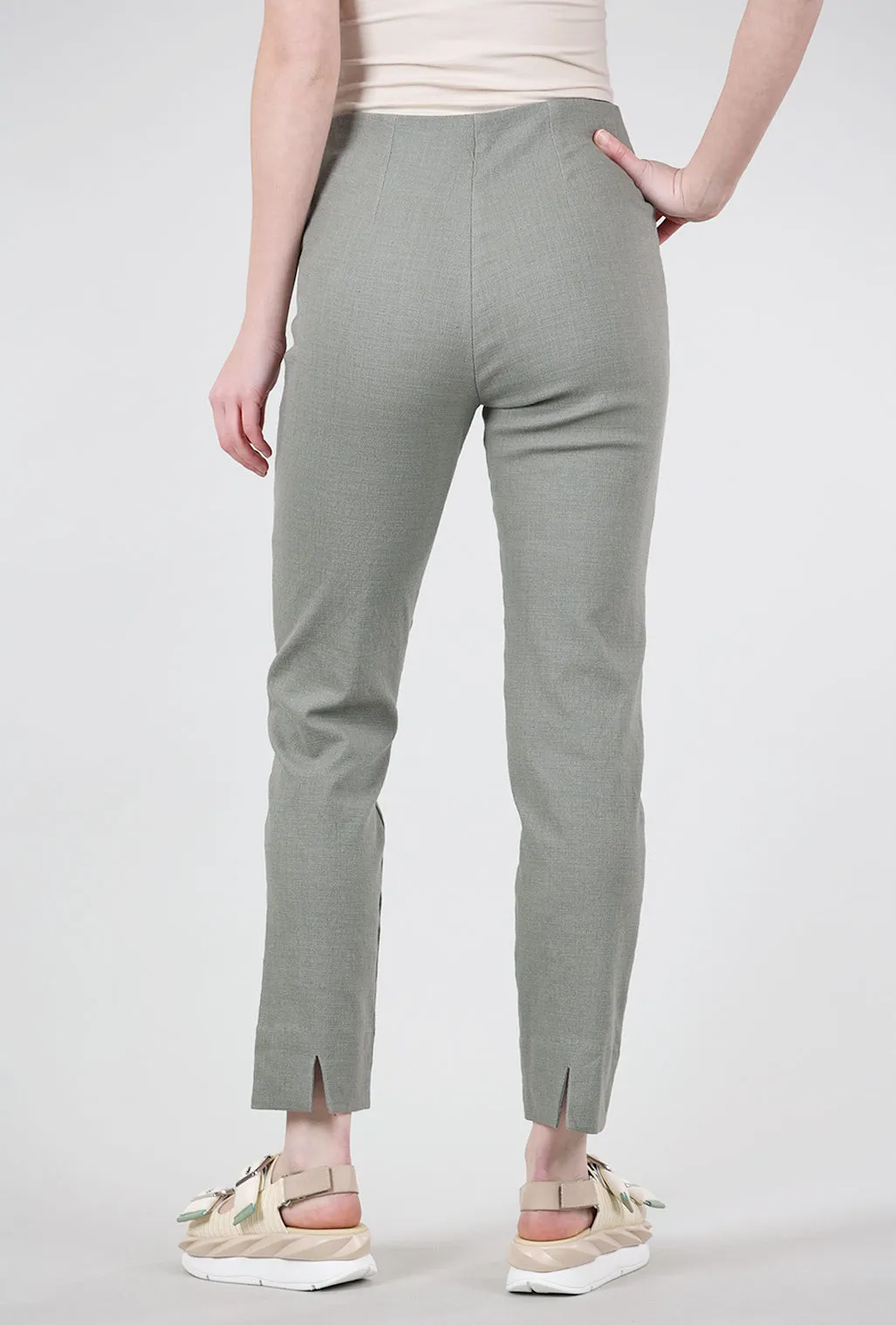 Linen Texture Milo Pant, Fatigue