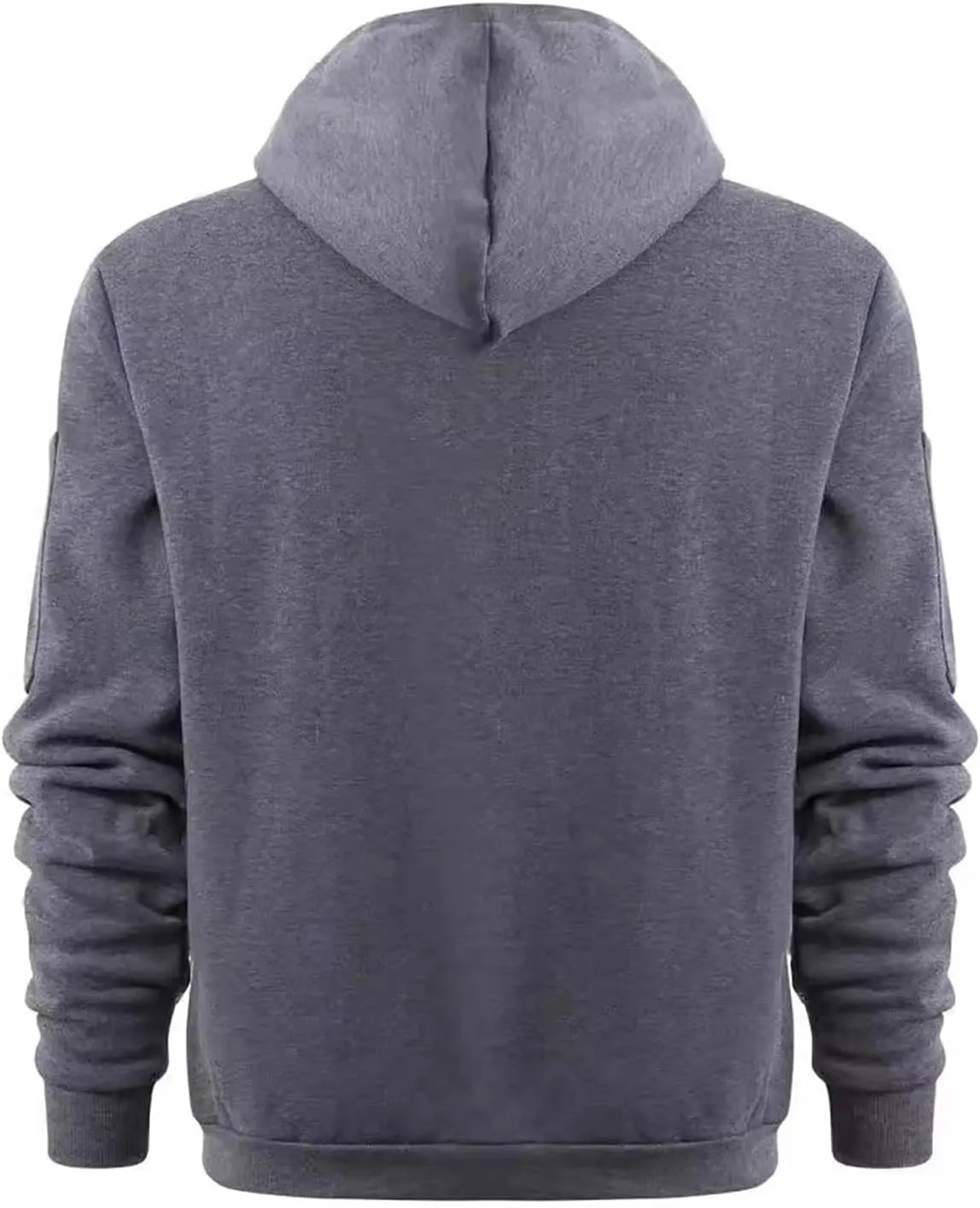 Men's Heavyweight Full Zip Fleece Hoodie Casual Cotton Hooded Fleece Drawstring Hoodies Pullover Sweatshirts