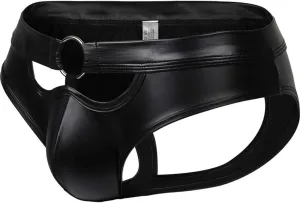 Mens Sexy Underwear Briefs with Pouch for Balls Breathable Jockstrap Bulge Enhancement Cutout Soft Sports Supporters