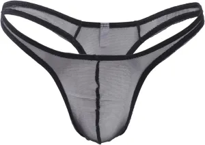 Mens String Bikini Briefs Underwear Comfort Exotic Slutty Briefs Men's T-Back Low Rise Under Panties