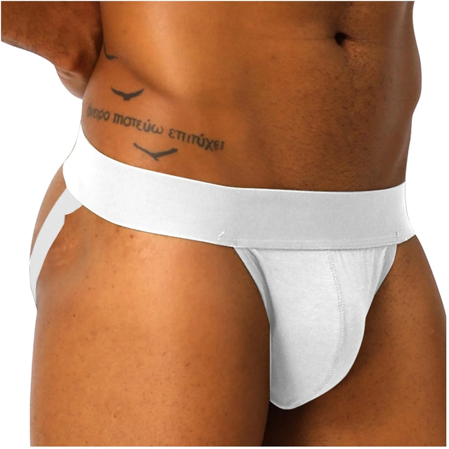 Mens String Bikini Briefs Underwear Exotic Breathable G-String Underwear Men's Low Rise Sexy Briefs