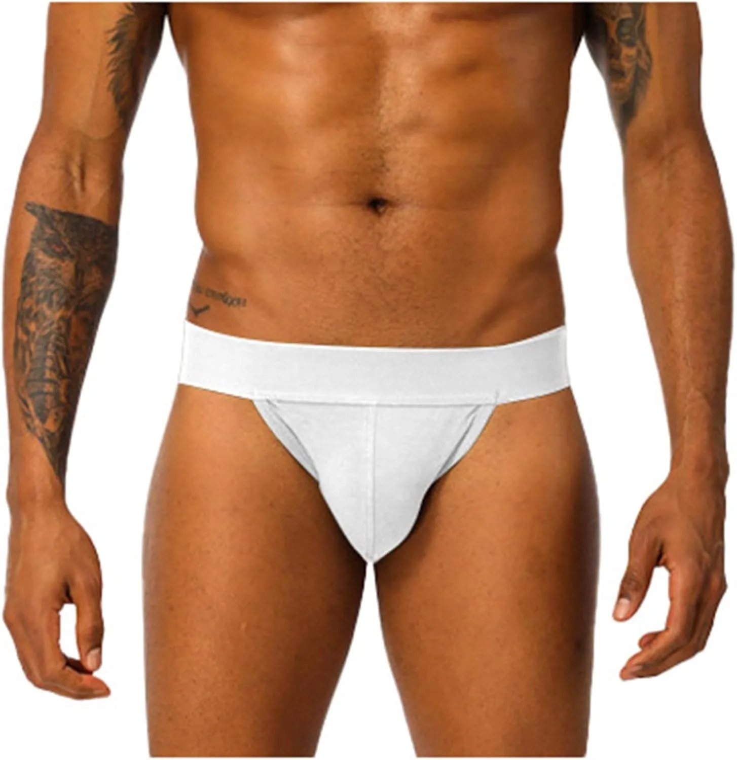 Mens String Bikini Briefs Underwear Exotic Breathable G-String Underwear Men's Low Rise Sexy Briefs