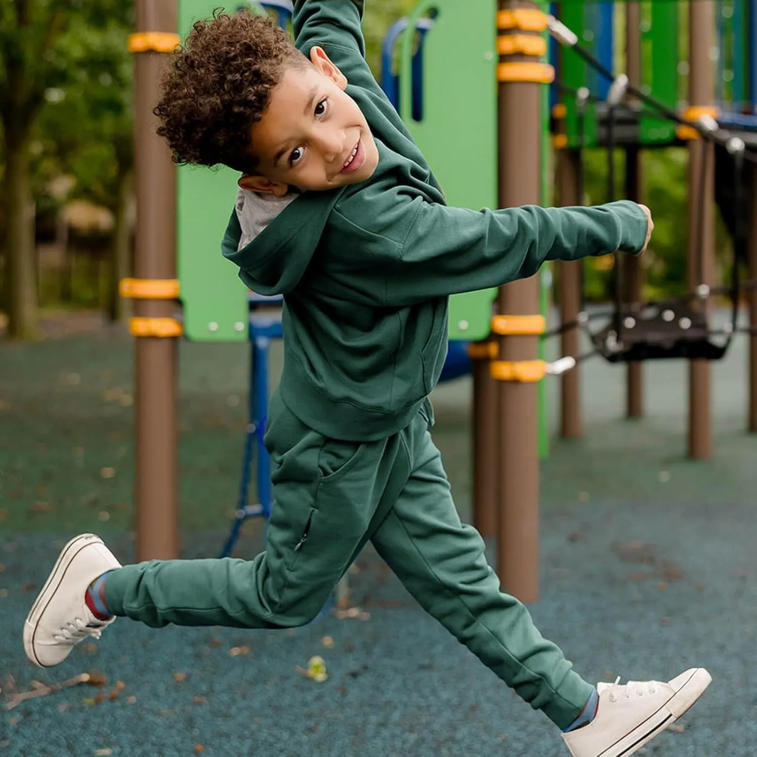 Mightly Fleece Pullover Hoodie | Boys & Girls’ Organic Cotton Sweatshirts w/Pockets, Fair Trade Certified for Toddler&Kids