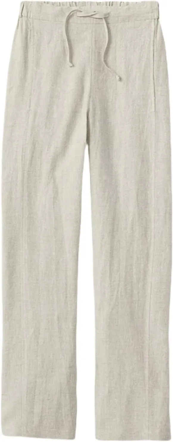 MINTLIMIT Women Striped Linen Pants Drawstring Casual Wide Leg Elastic Waist Trousers Loose Summer Lounge Pants with Pockets