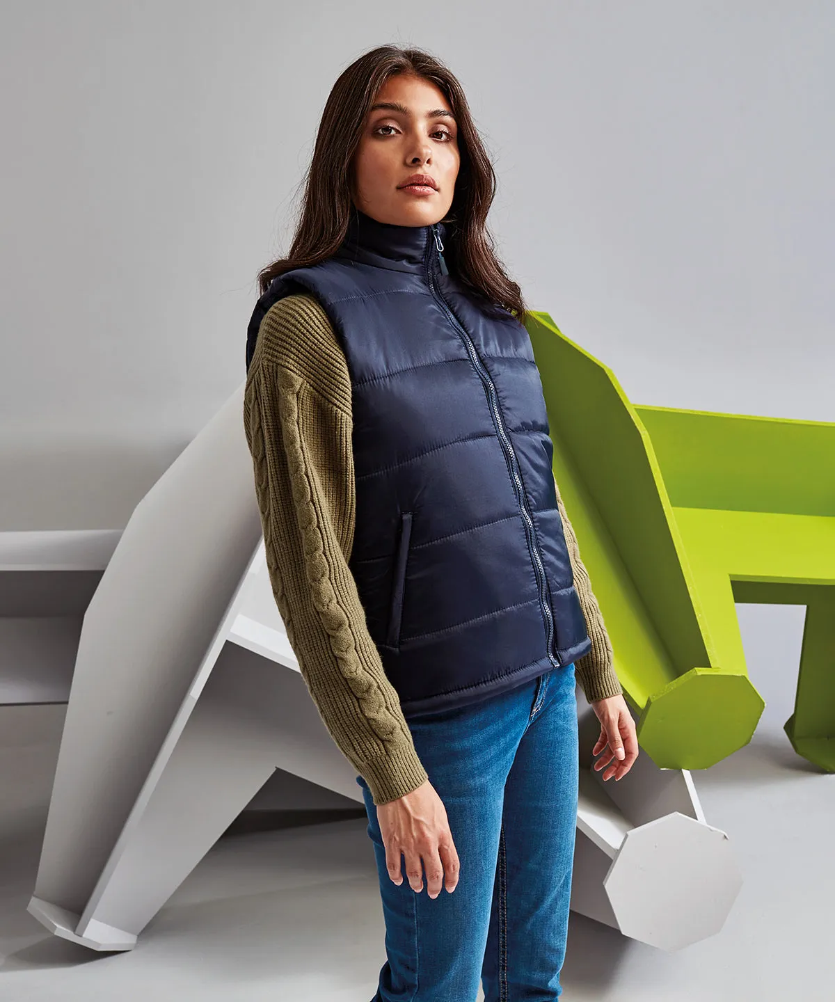Navy - Women's bodywarmer