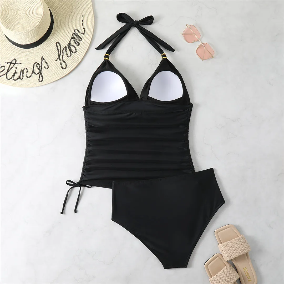 Nicole Sexy Printed Halter Bikini