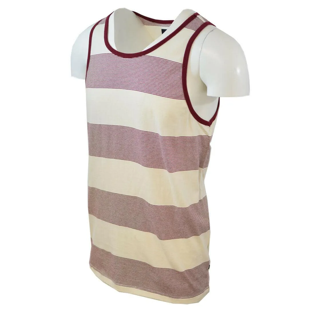 Obey Men's Red Velvet Sleeveless Tank Top