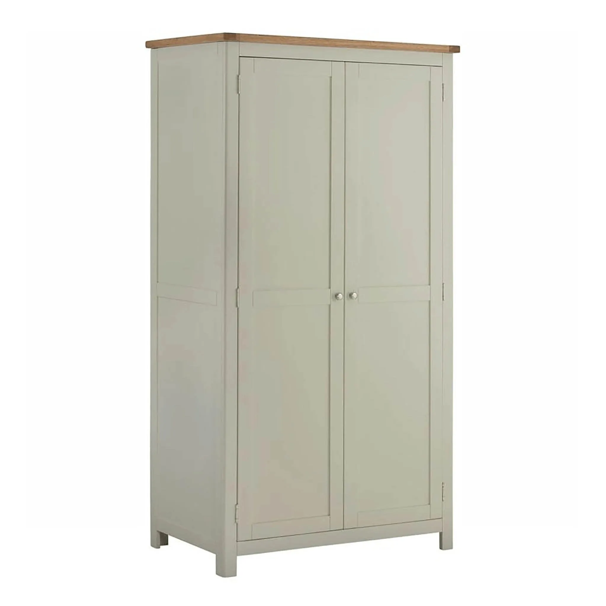 Padstow Grey All-Hanging Double Wardrobe