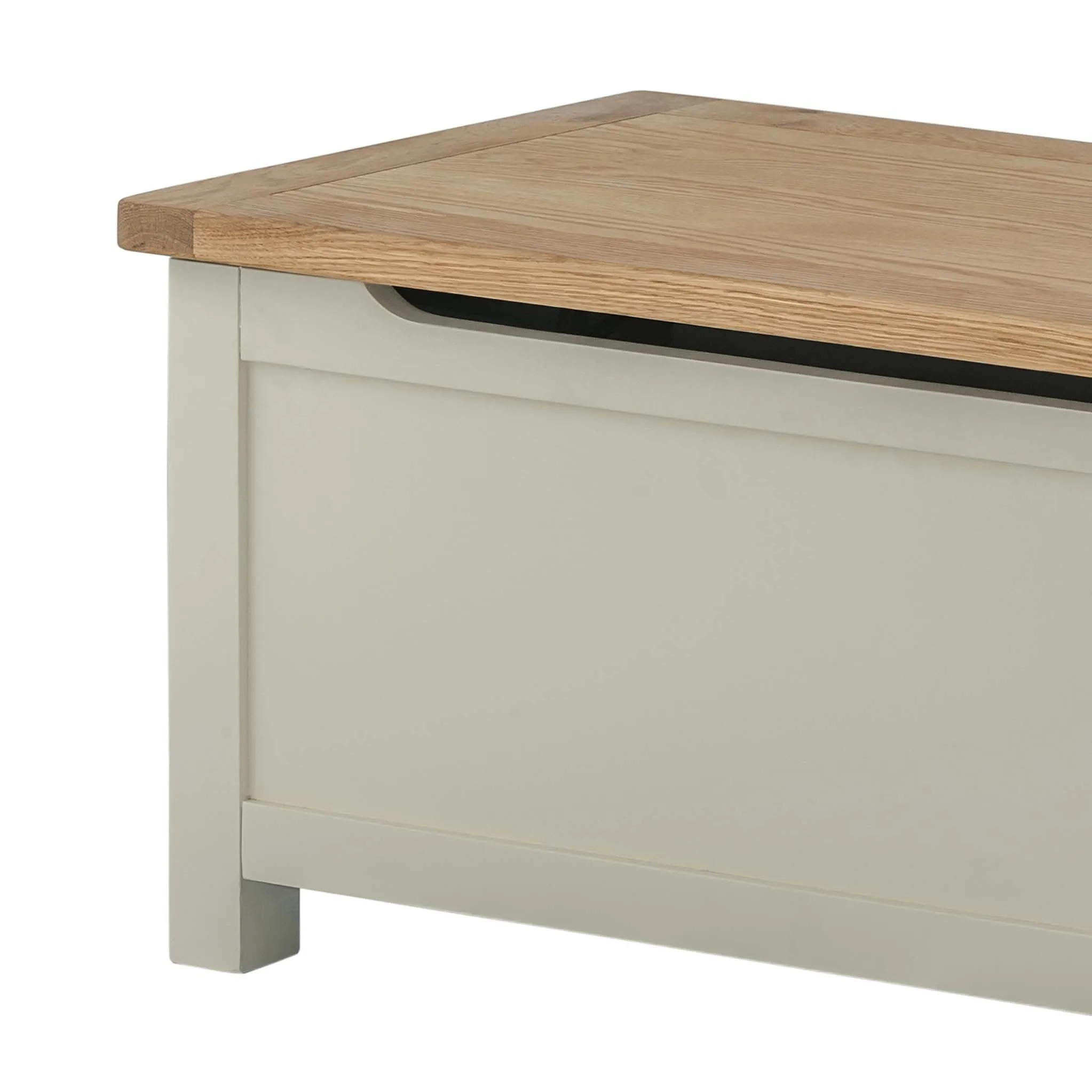 Padstow Grey Blanket Box