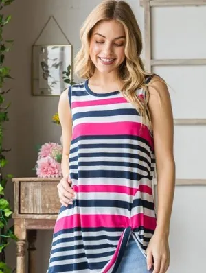 Run Along Striped Twist Knot Tank