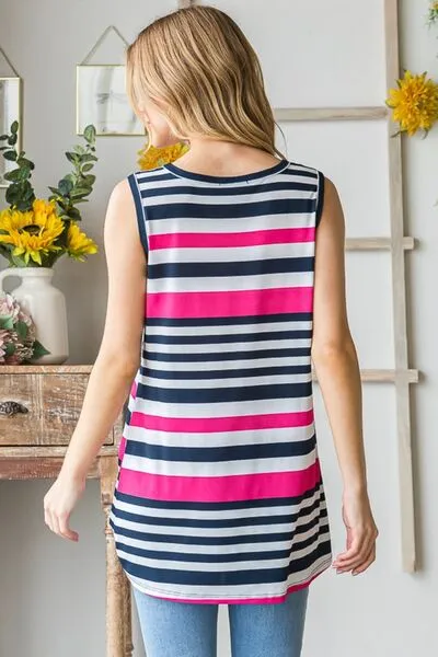 Run Along Striped Twist Knot Tank
