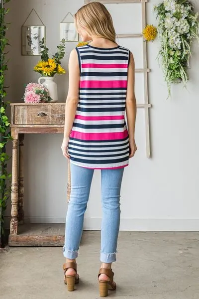 Run Along Striped Twist Knot Tank