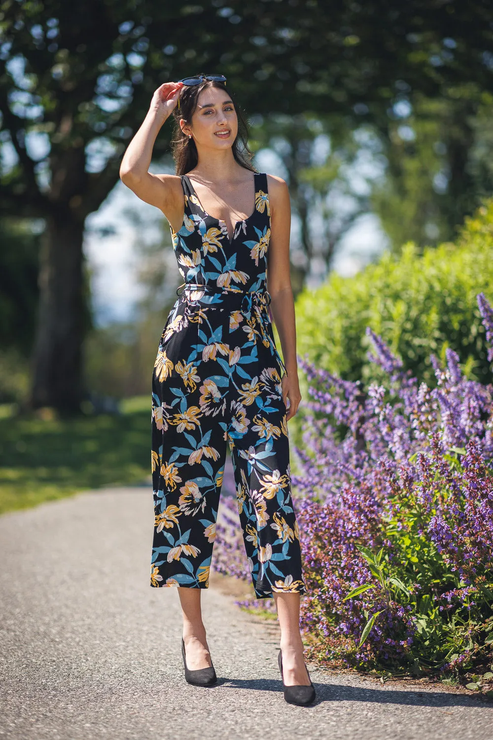 Stella Strech Floral Jumpsuit