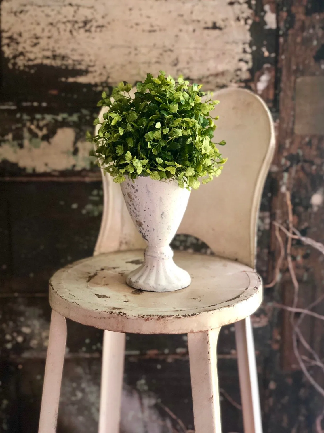 The Josie Maiden Hair Fern Topiary Urn