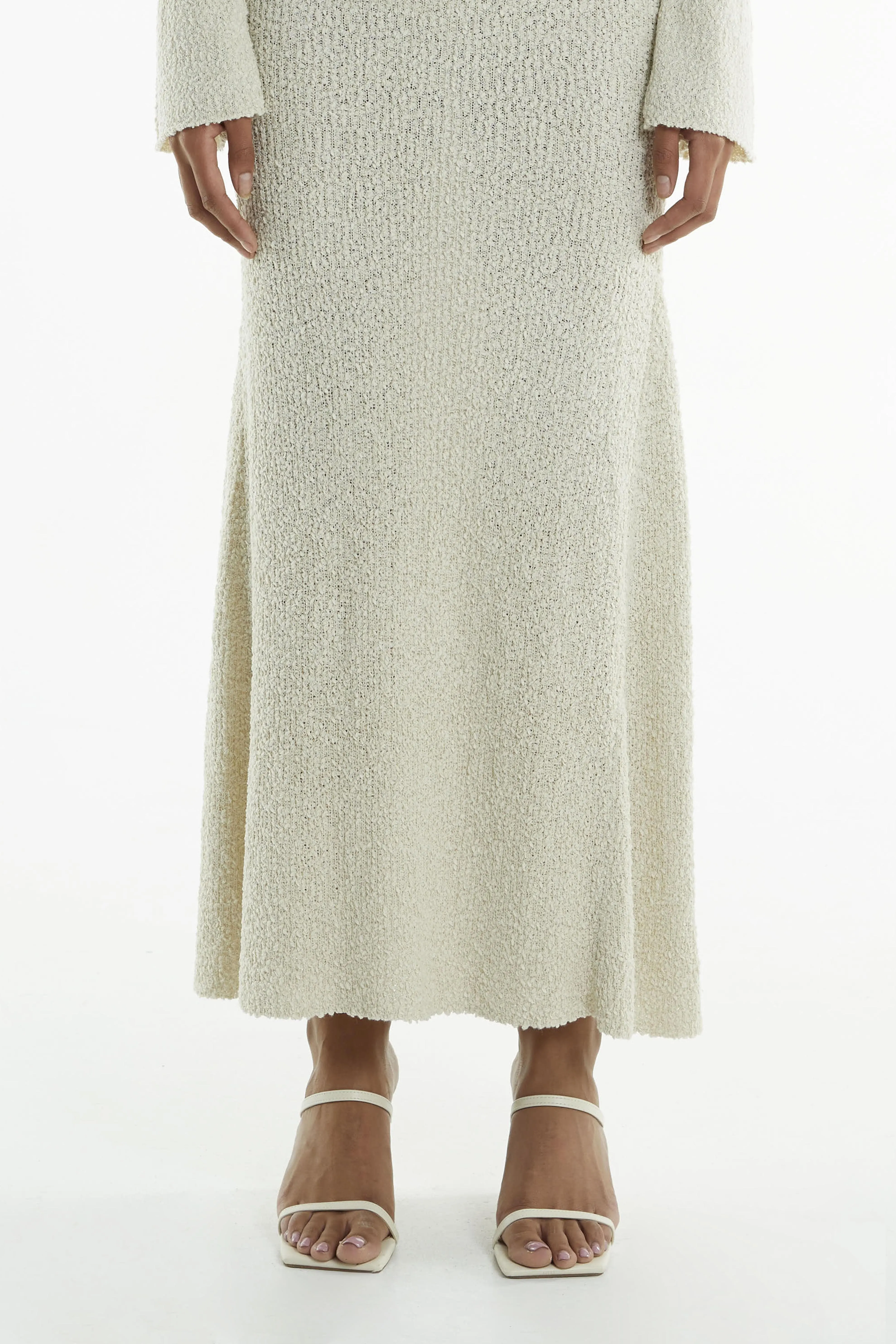 UNBOUND KNIT FLARE SKIRT | SHELL