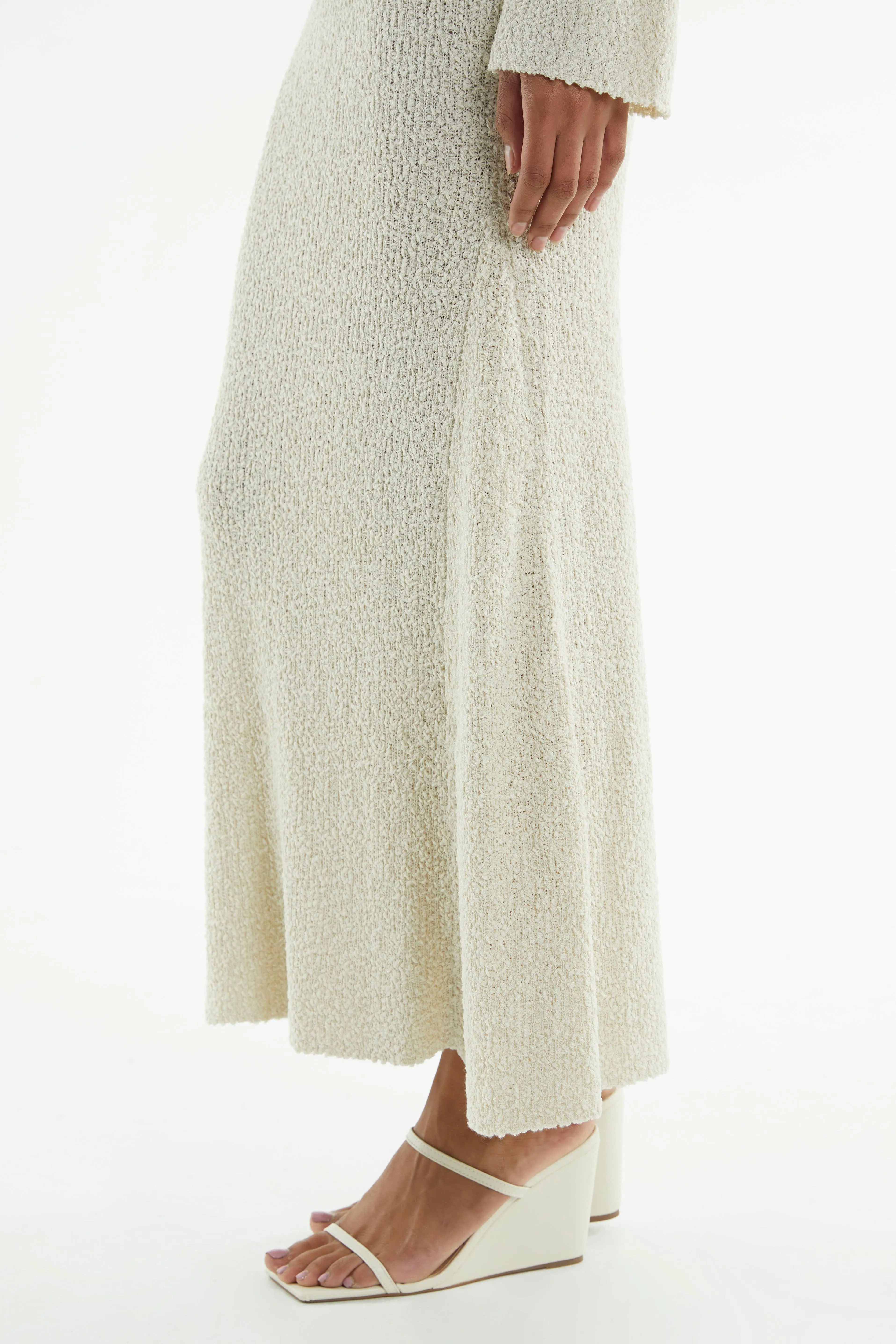 UNBOUND KNIT FLARE SKIRT | SHELL