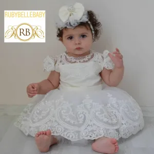 Vanessa Infant Dress - White