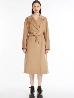 Weekend By Max Mara RESINA Belted Wool Coat In Camel 24250160926 Col 006