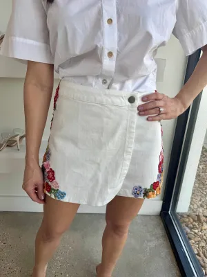 White Marie Skort