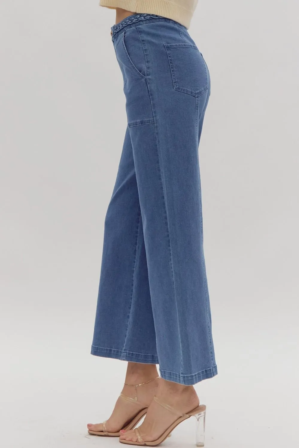 Wide Leg Braided Pants
