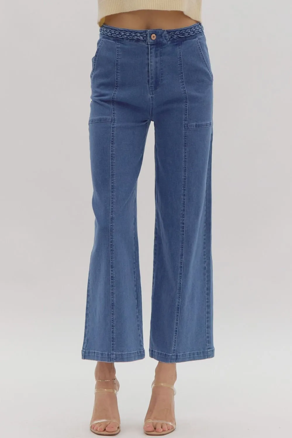 Wide Leg Braided Pants
