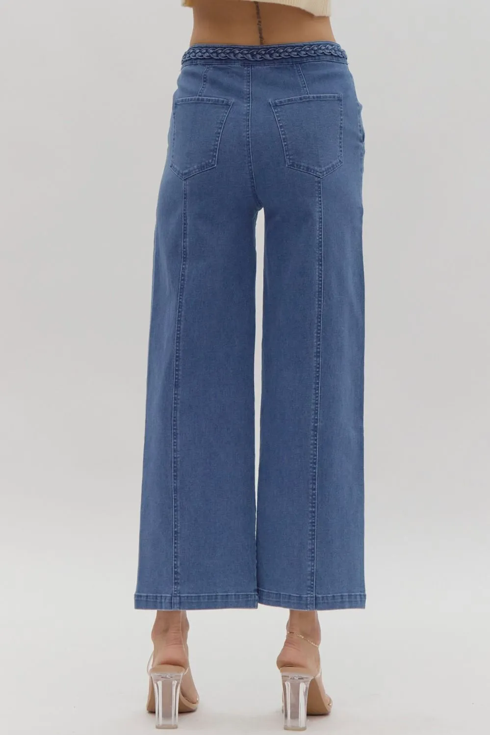 Wide Leg Braided Pants