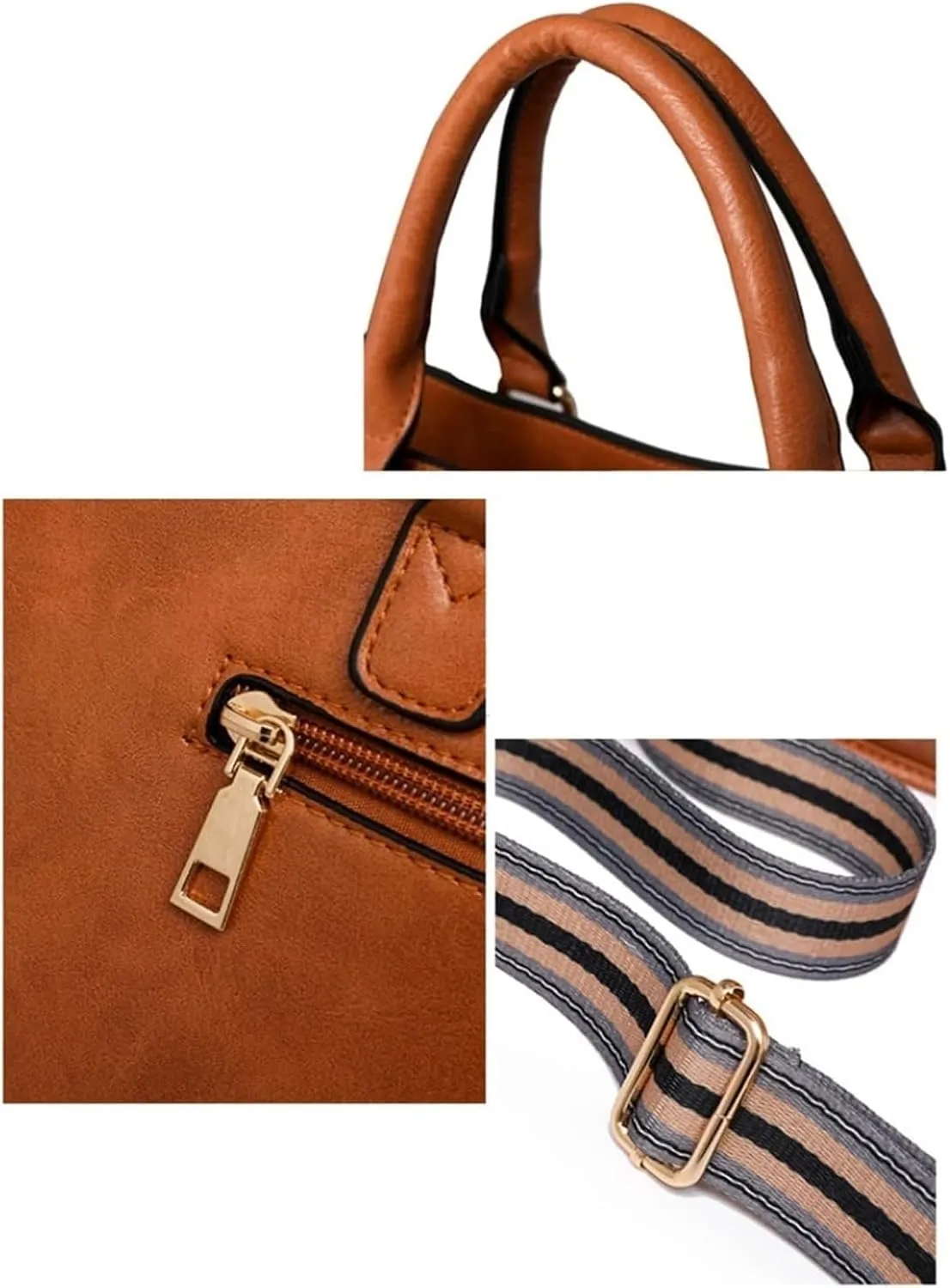 Women Casual Retro Handbag - Stylish Vintage Chic Tote & Crossbody Bag for Ladies