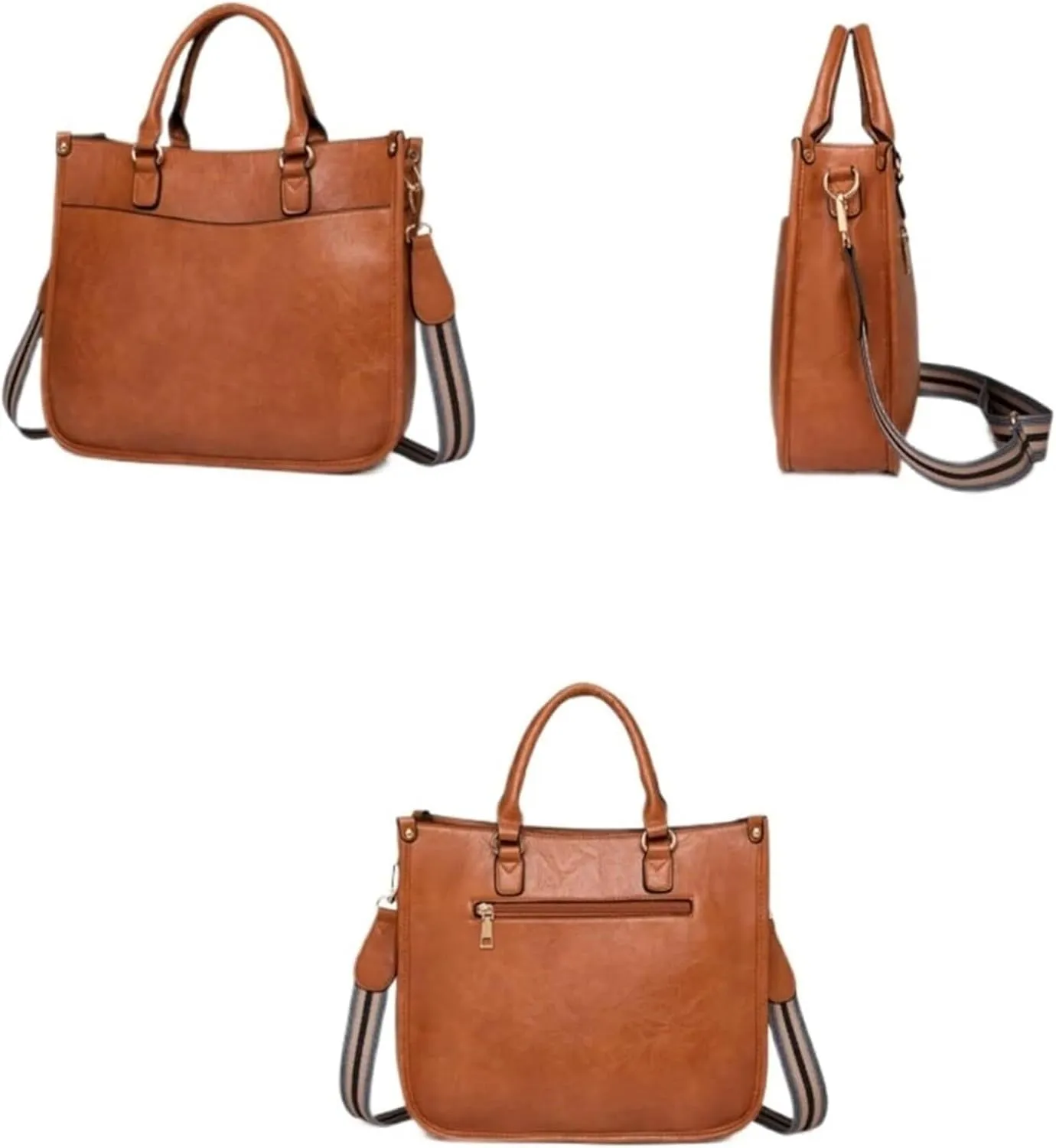 Women Casual Retro Handbag - Stylish Vintage Chic Tote & Crossbody Bag for Ladies