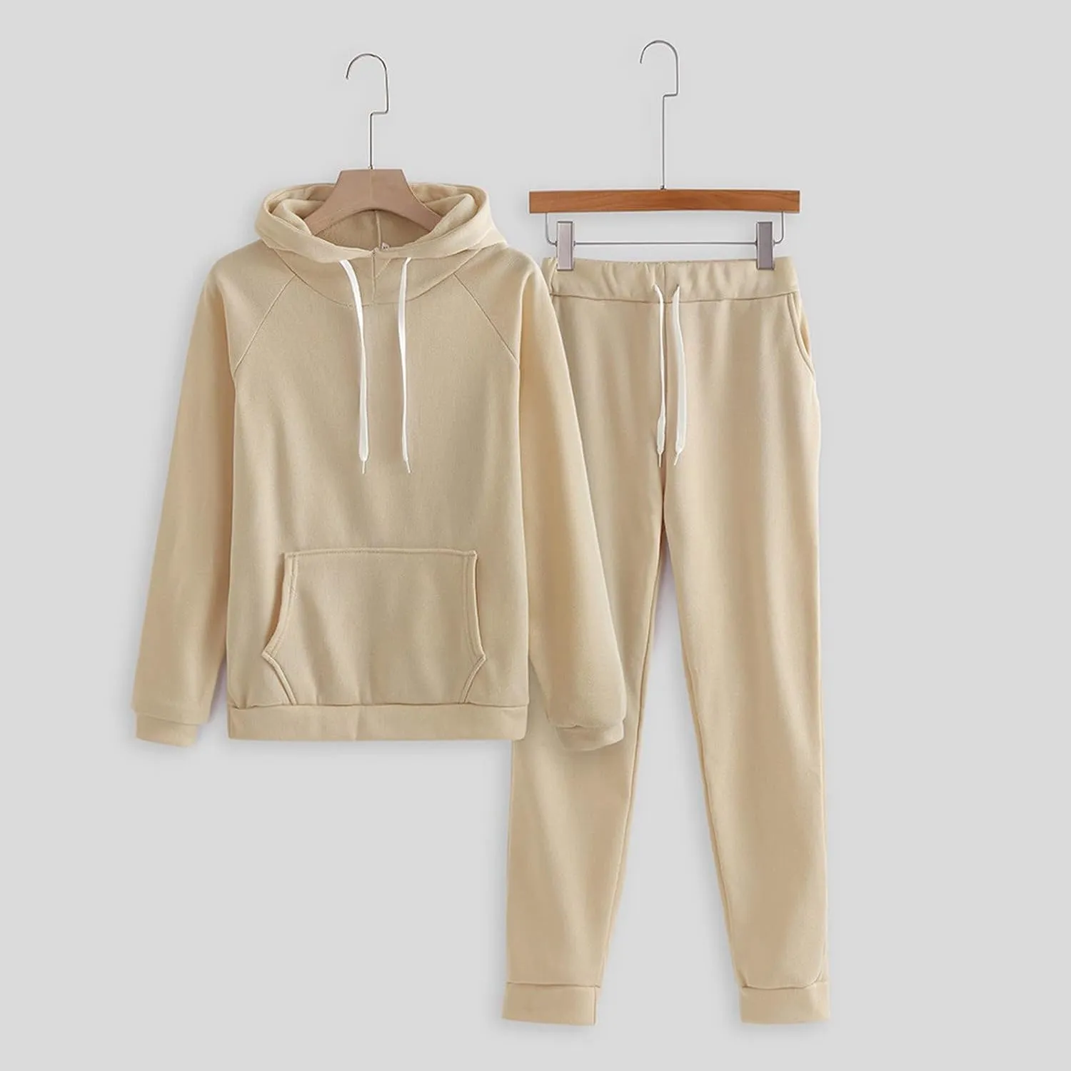 Womens 2 Piece Outfits Sweatsuits Lounge Sets Oversized Hoodie Sweatshirts High Waist Workout Joggers Fall Outfits