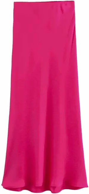 Women's Long Skirt Dressy Casual High Waisted A Line Flowy Ruffle Elegant Party Skirts Trendy Comfortable Solid Skirt