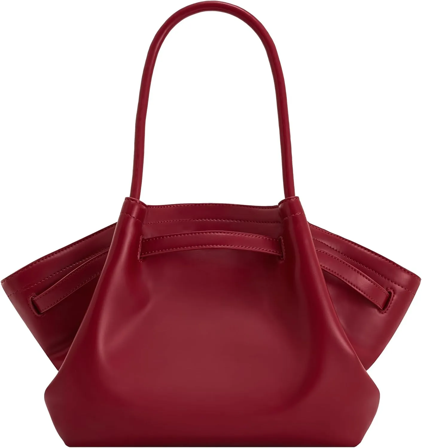Women's Medium Faux Suede Tote Bag - Stylish Dark Handbag for Everyday Use