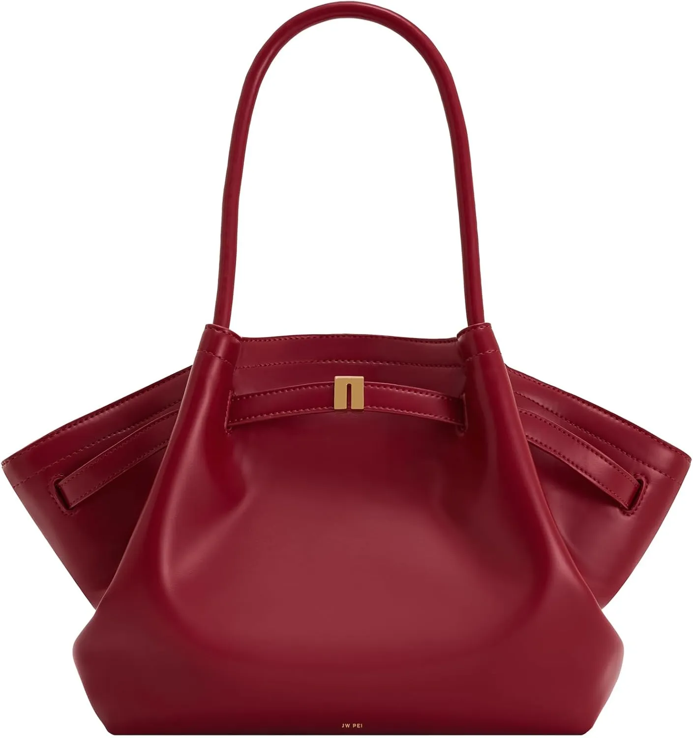 Women's Medium Faux Suede Tote Bag - Stylish Dark Handbag for Everyday Use