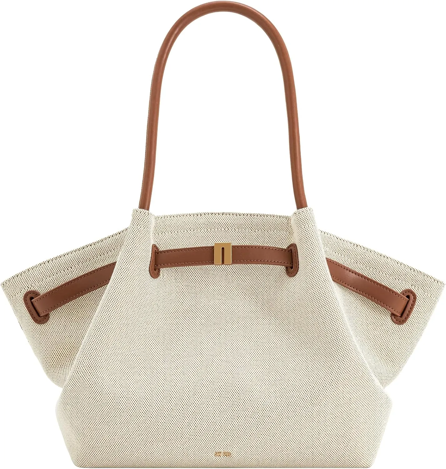 Women's Medium Faux Suede Tote Bag - Stylish Dark Handbag for Everyday Use