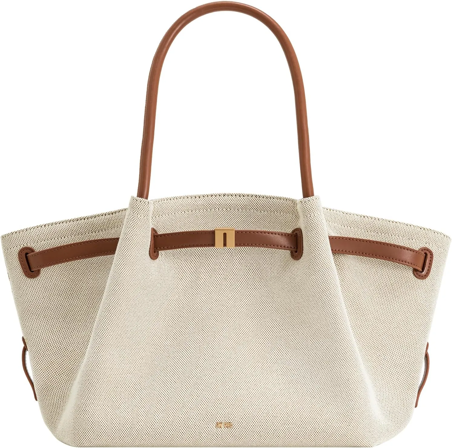 Women's Medium Faux Suede Tote Bag - Stylish Dark Handbag for Everyday Use