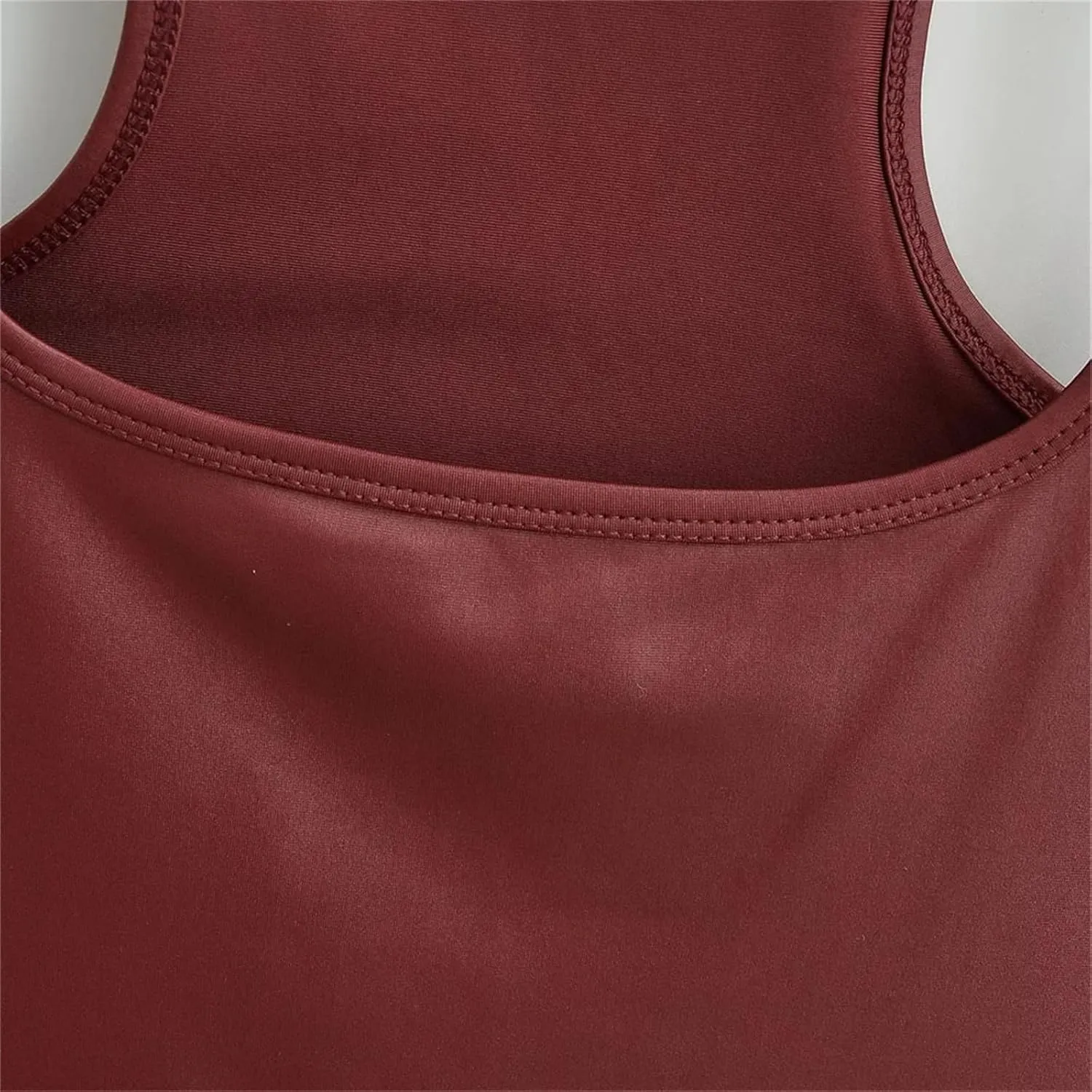 Women's Square Neck Camisole Top Racer Back Daily Casual Slim Fit Chic Tank Top