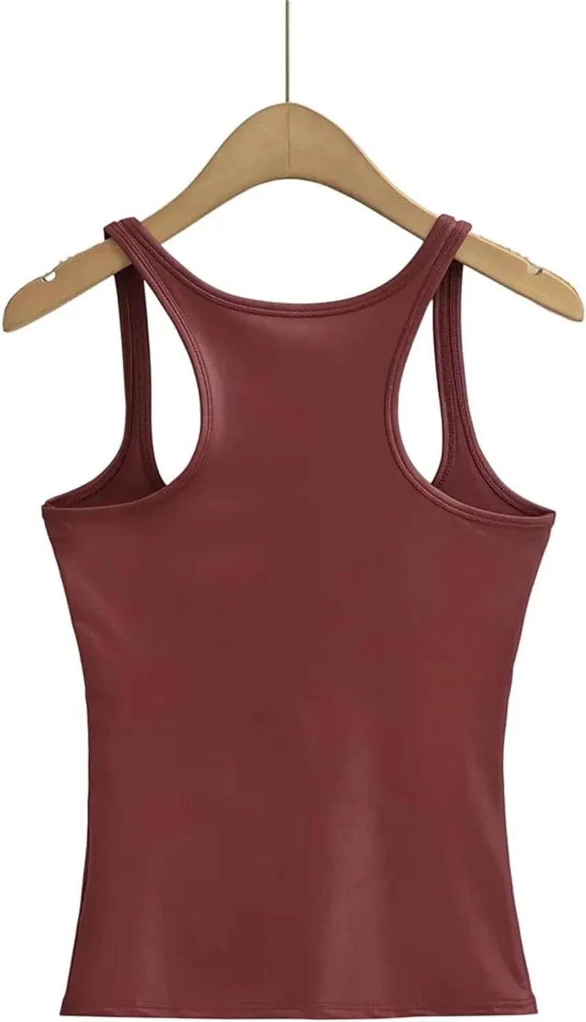 Women's Square Neck Camisole Top Racer Back Daily Casual Slim Fit Chic Tank Top