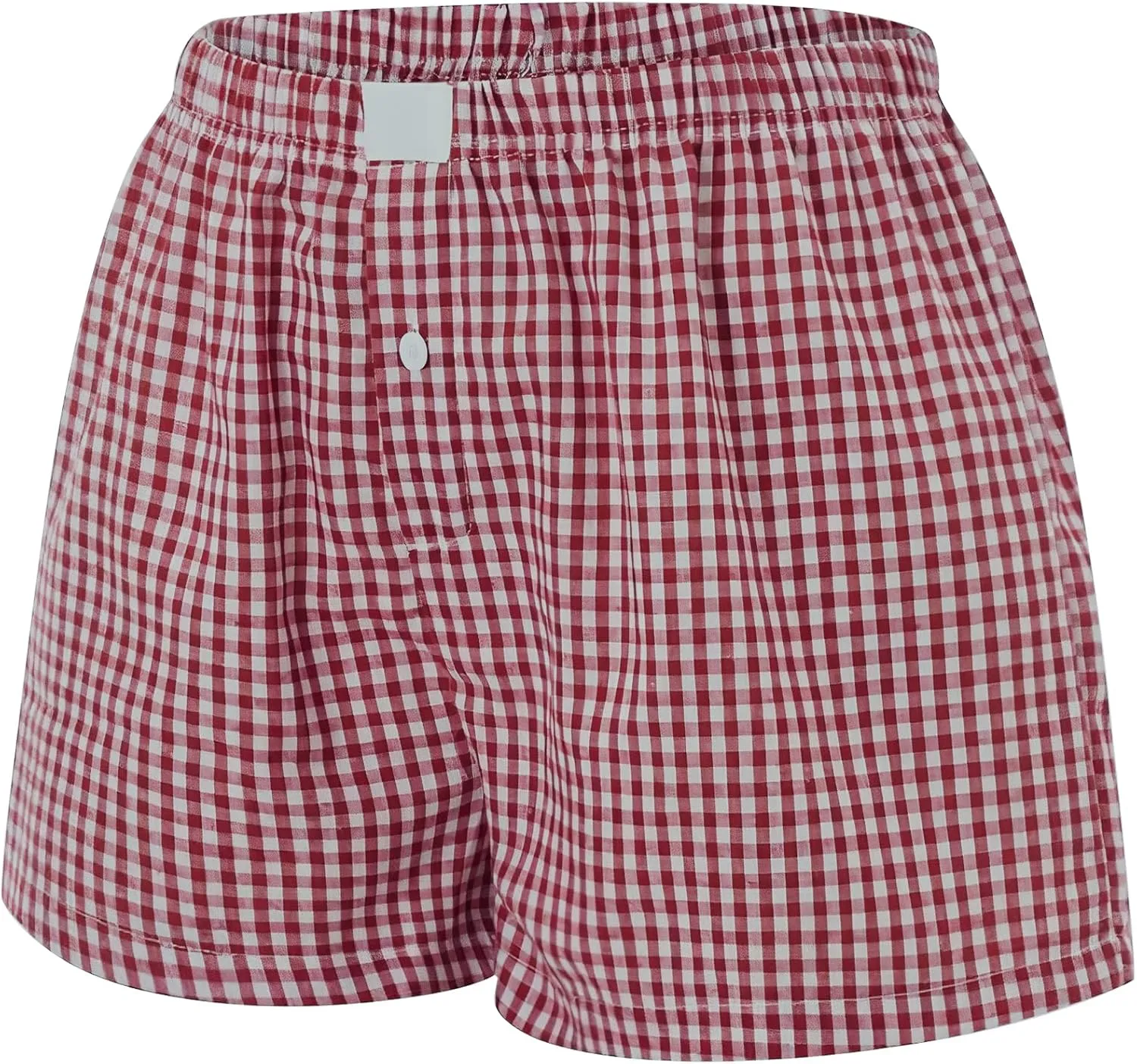 Womens Y2k Plaid Shorts Women Cute Lounge Pajama Sleep Comfy & Casual Gingham PJ Boxer Shorts
