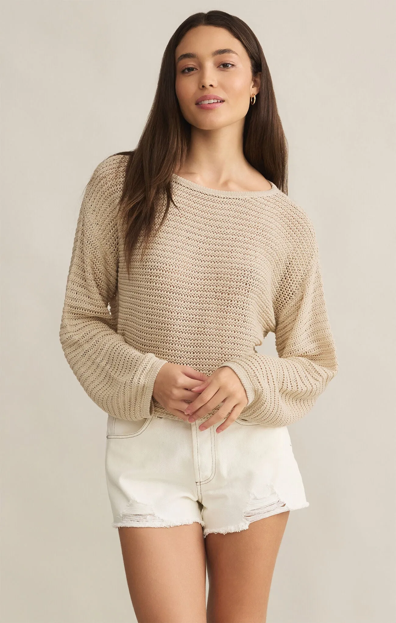 Z Supply: Riviera Crochet Top in Natural