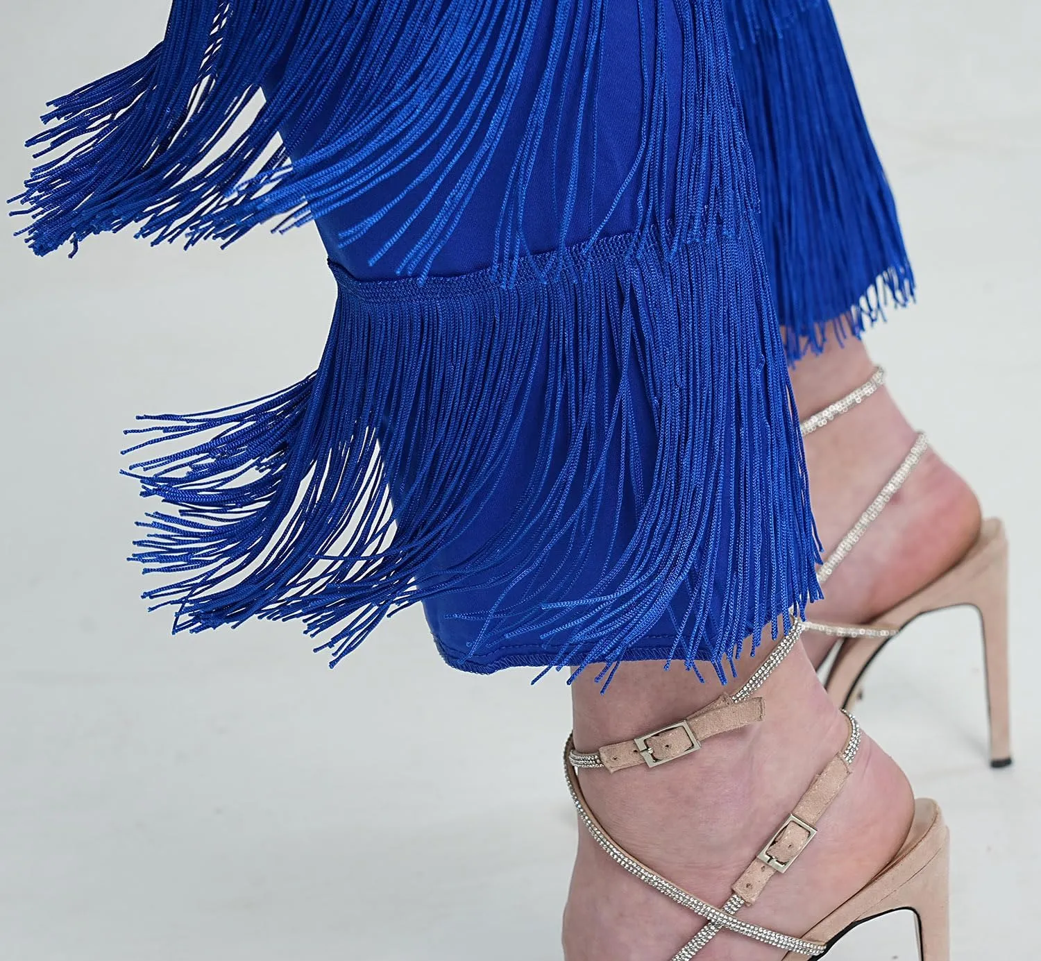 ZBH1985 Women's Latin Dance Pants Tassel Ballroom Dance Professional Black Adult Fringe Rumba Tango Salsa Practice Pants