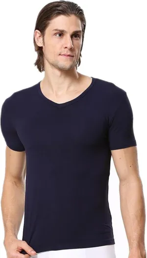 ZUKULIFE Underwear Men's Micro Modal Slim Fit V-Neck T-Shirt